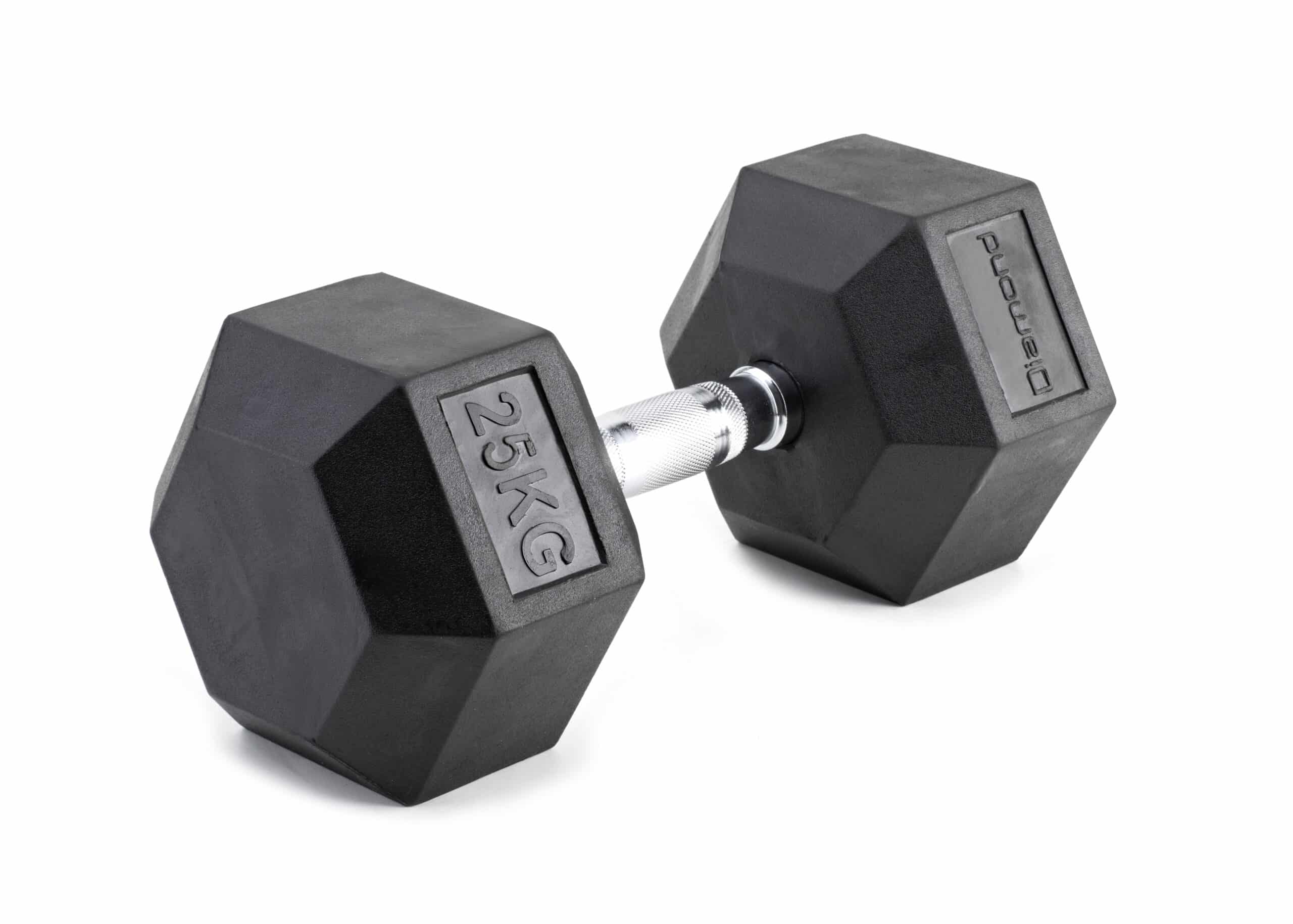CAP Manubrio Esagonale Rivestito 6,8 Kg - Singolo, Teste In Ferro ASTM A48, Manico Cromato, Attrezzo Fitness Palestra Domestica